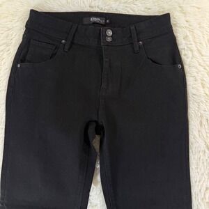 Hudson Black Denim Women's Slim Straight Classic Everyday Jeans‎ Size 10 Casual